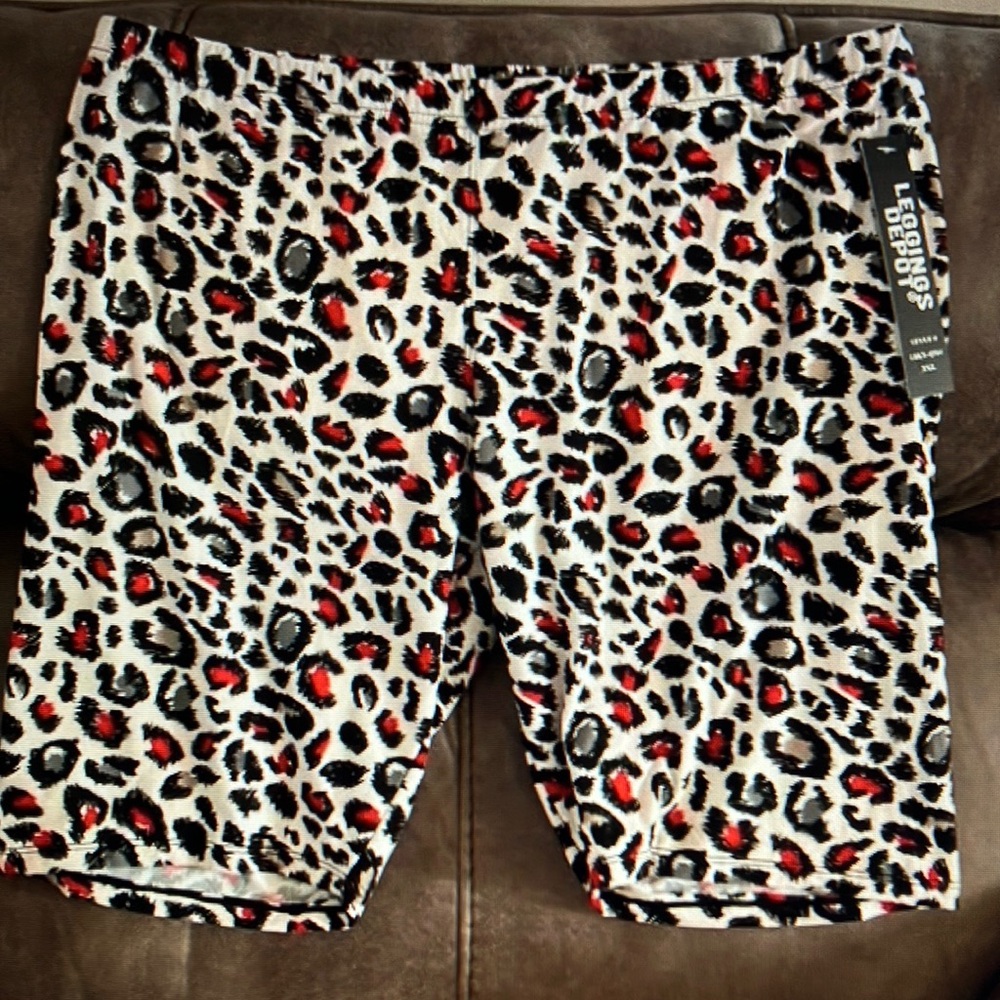 Biker Shorts Leopard Print